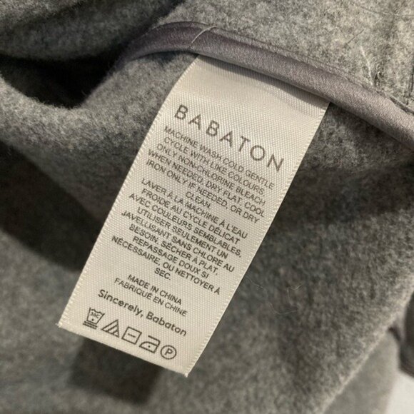 ARITZIA Neutral Contemporary Shacket Wool Blend Button Chic On Trend Fall - Picture 7 of 8